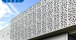 نمای فلزی طرح دار در دکوراسیون داخلی