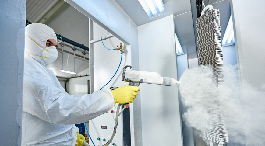 نحوه اجرای رنگ کوره ای الکترواستاتیک + مراحل و تجهیزات مورد نیاز